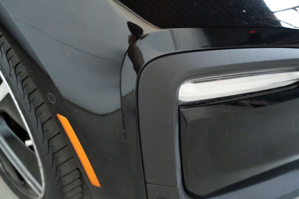 Scrape on plastic trim