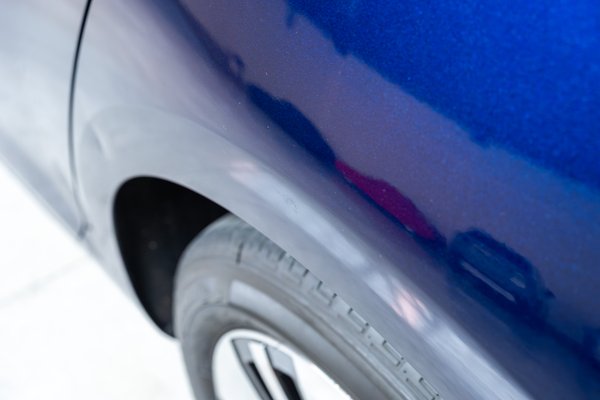 Driver Side Rear Quarter Panel Ding