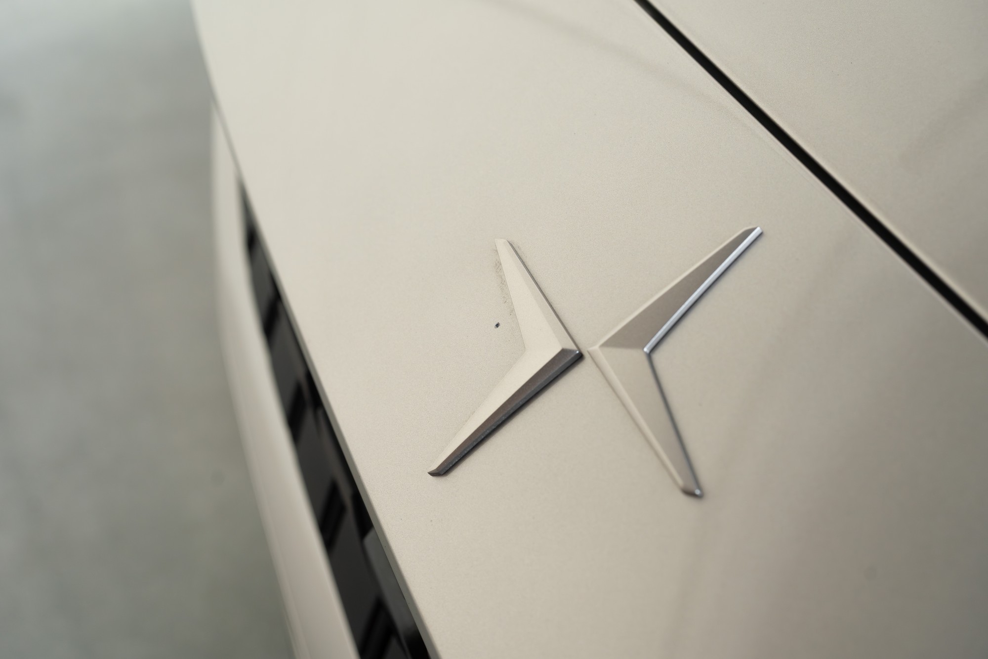 Small rock chip on front bumper