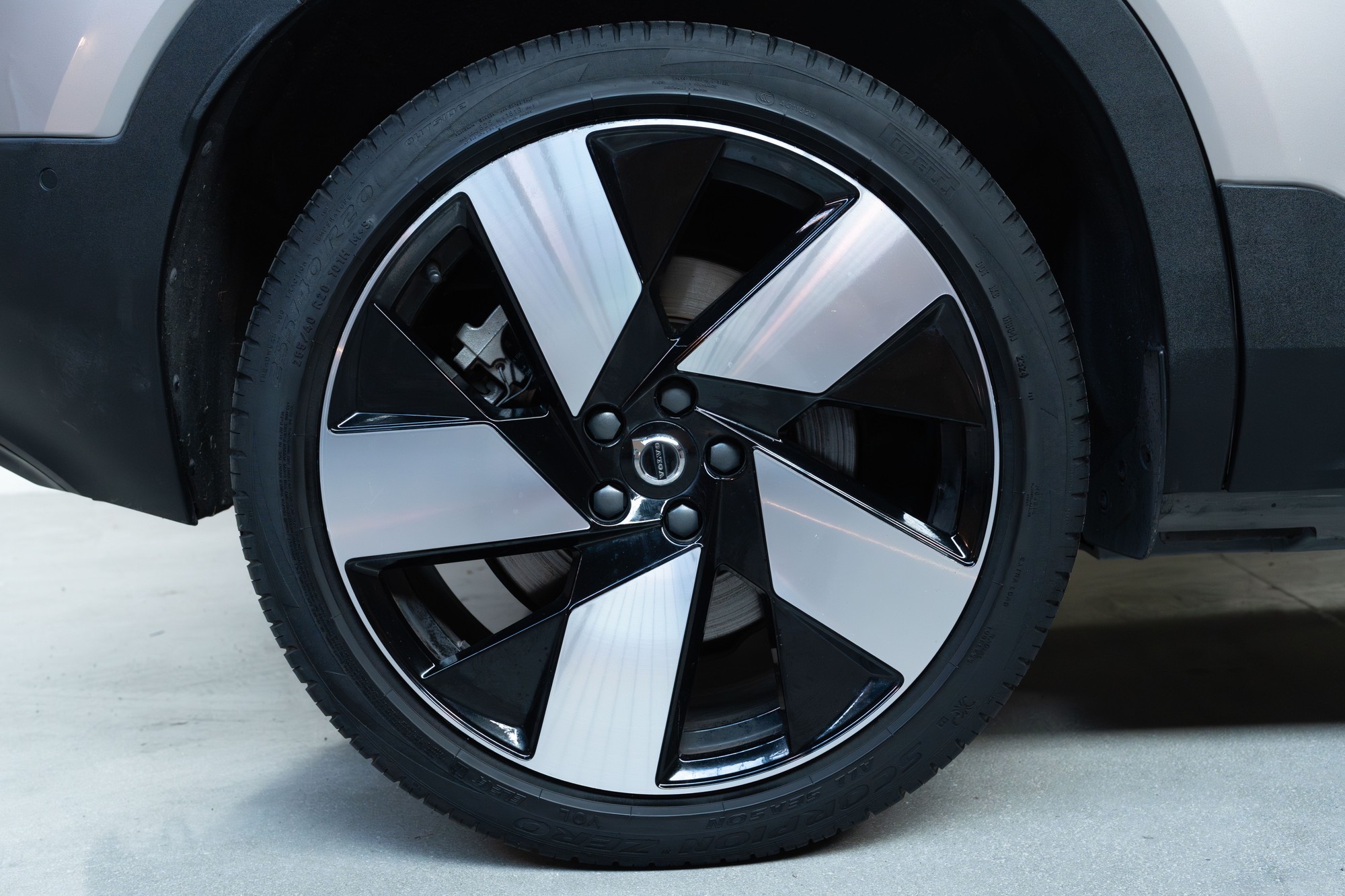 Minor curb rash passenger side rear wheel