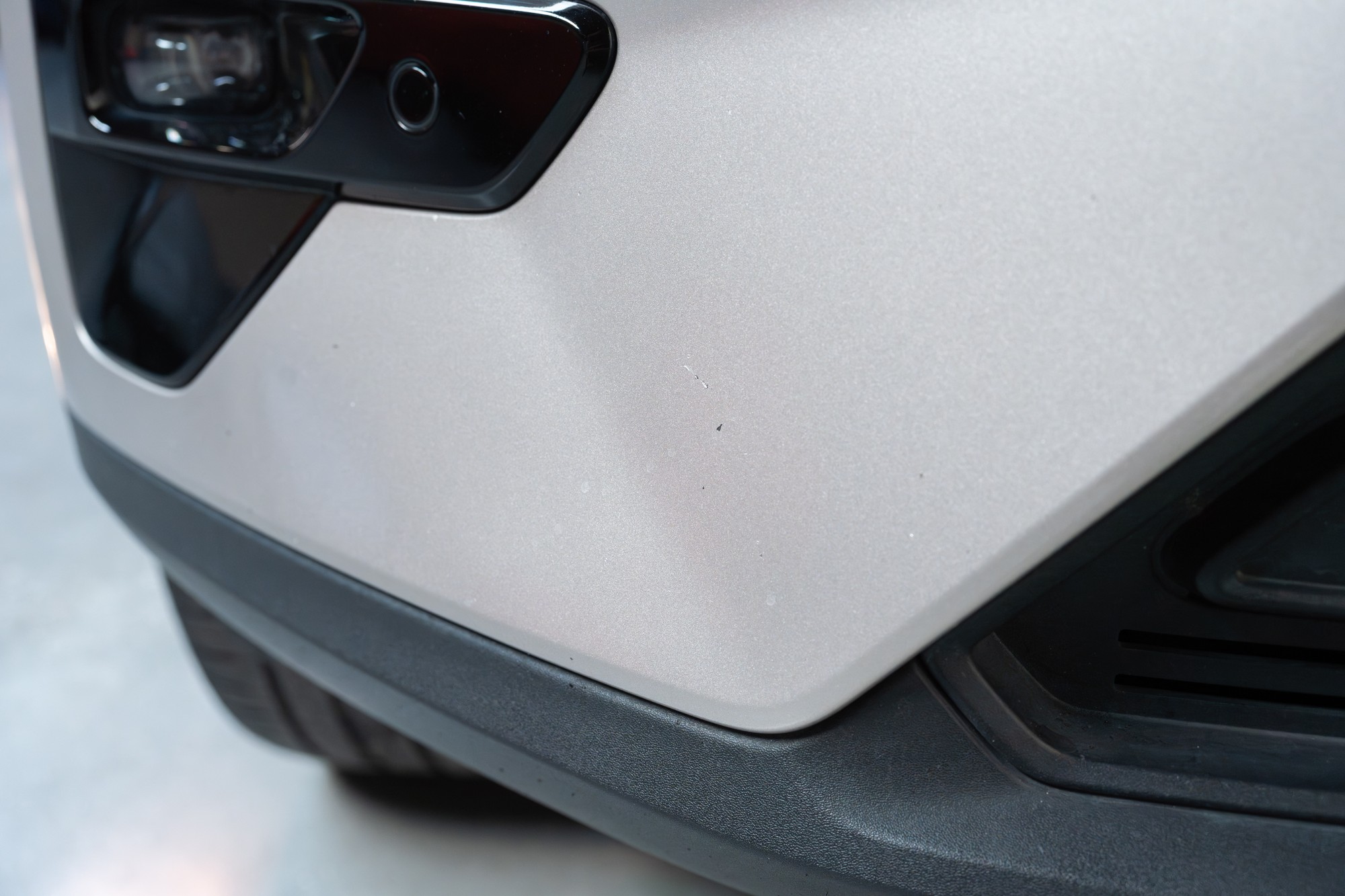 Rock chips on front bumper