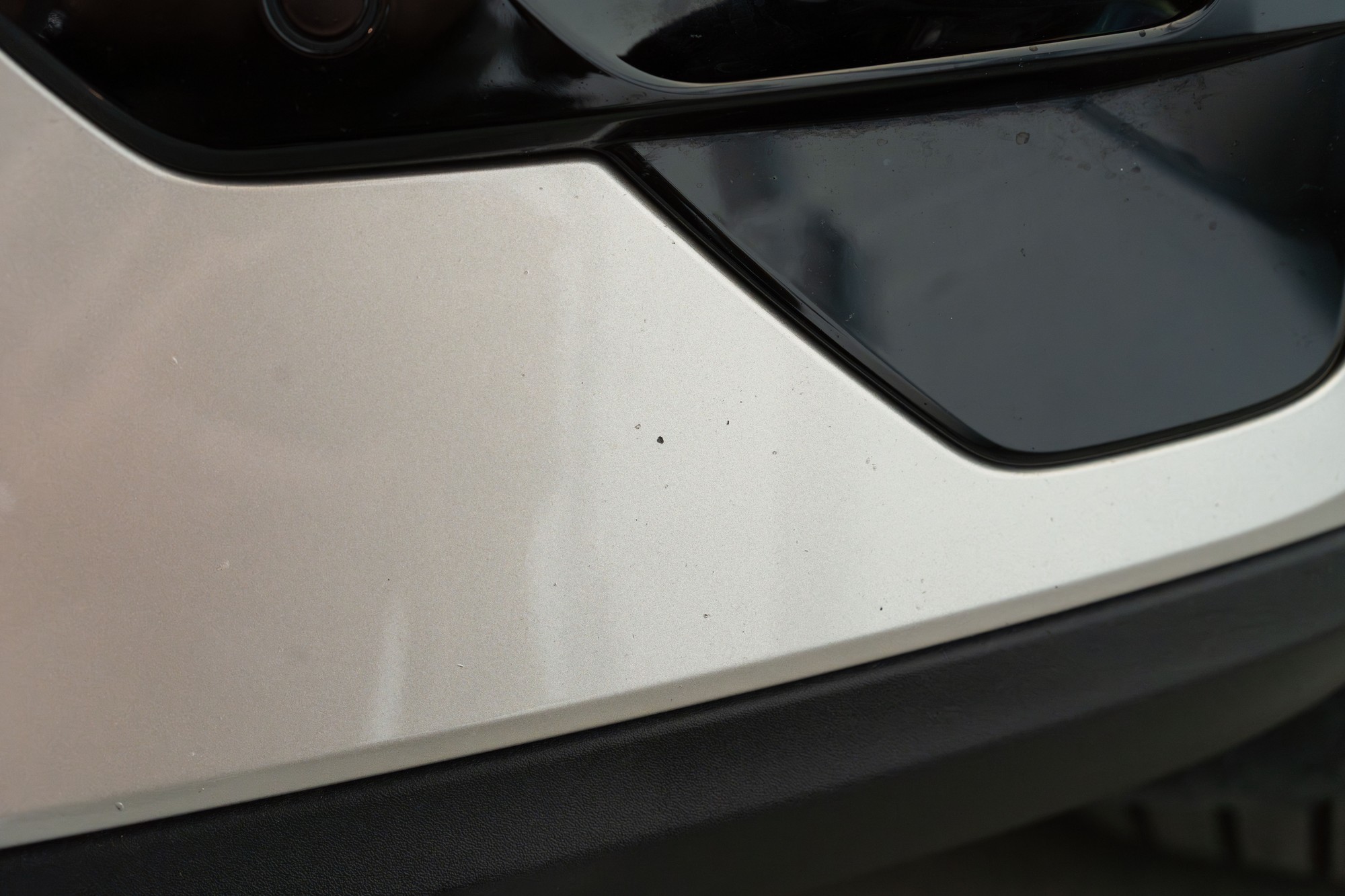 Rock chips on front bumper