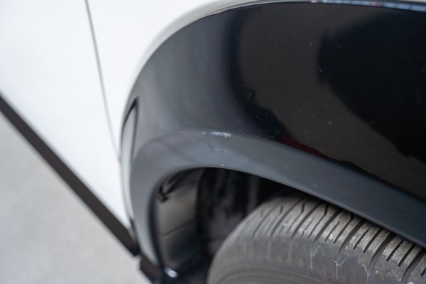 Passenger Side Fender Scuff