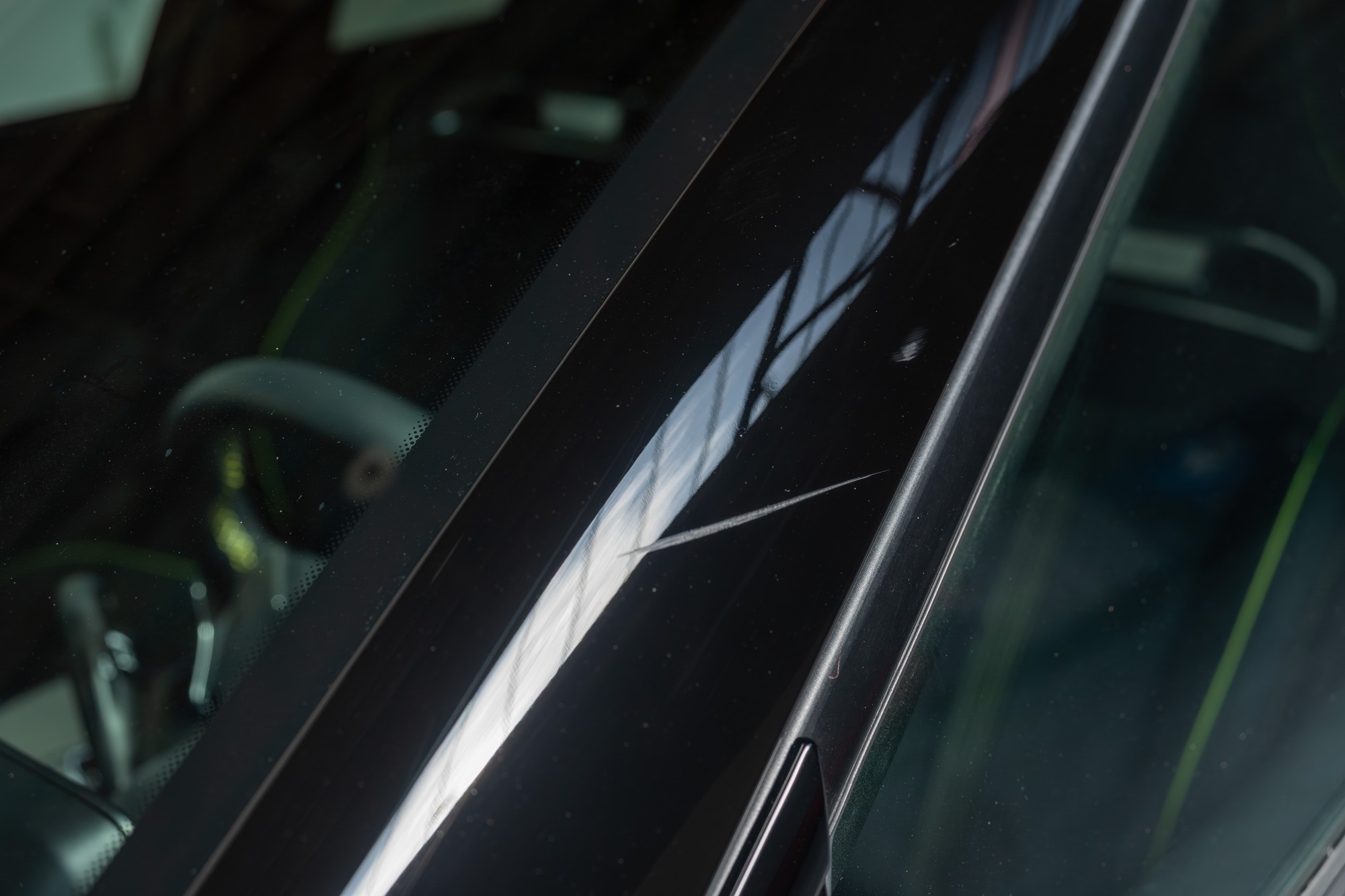 Driver Side A-Pillar Scratches