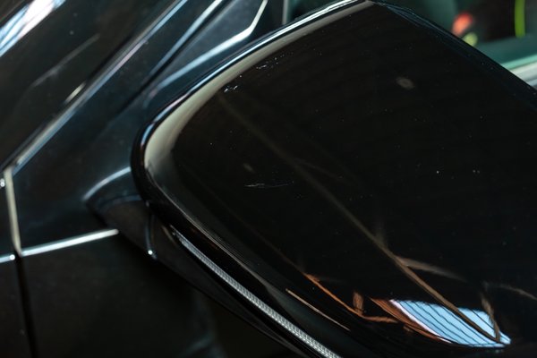 Mark on Driver Side Mirror Cap