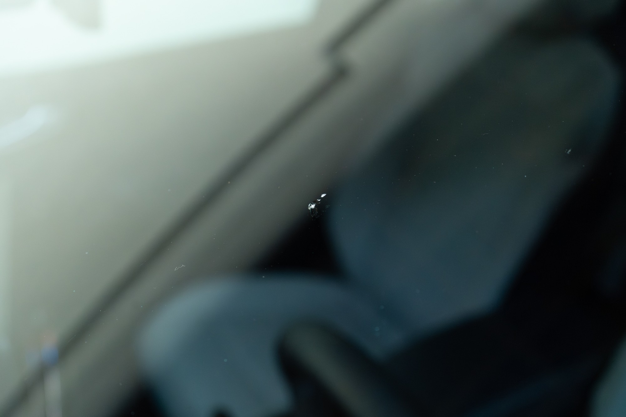 Small rock chip on driver side