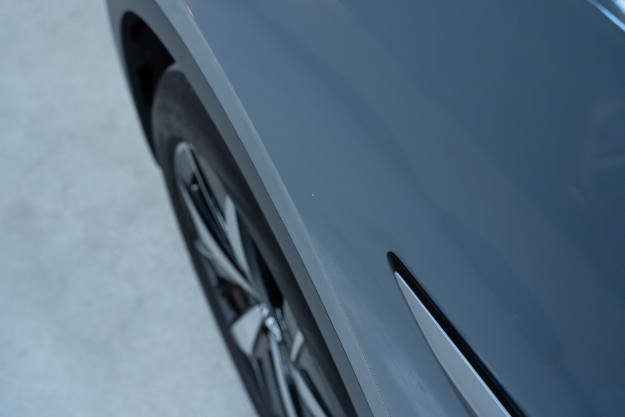 Small rock chip on driver side fender